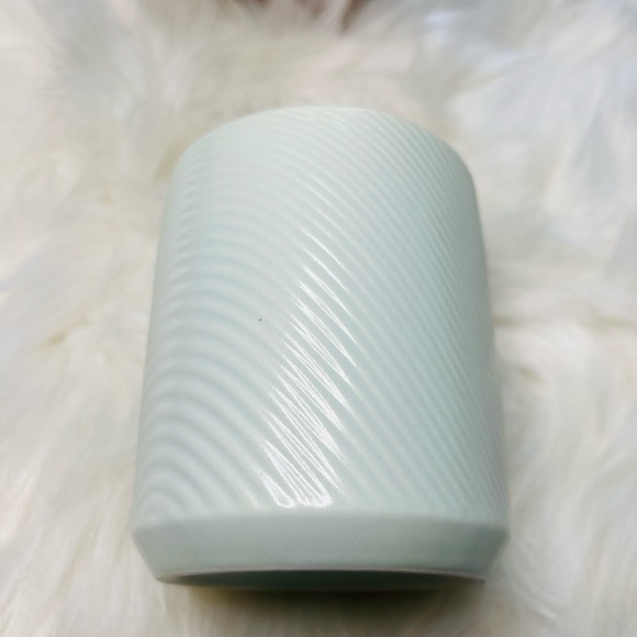 Starbucks Mint Pearlescent Short Ceramic Cup Green Ribbed Tumbler 8oz NWT 2023 - Picture 11 of 16